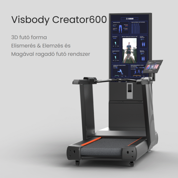 Visbody Creator 600 Intelligens 4D-AI Futópad - Futásforma-elemző