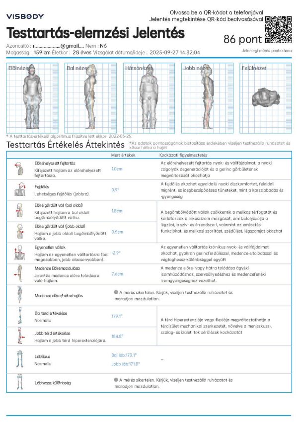 Visbody-M30 3D/4D Testtartás-Testösszetétel Scanner - Image 6